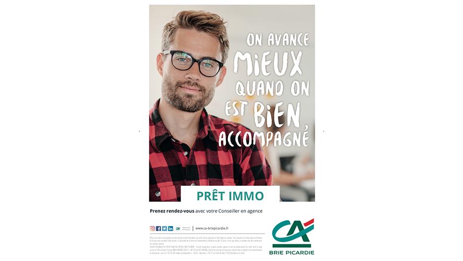 credit agricole affiche grand format